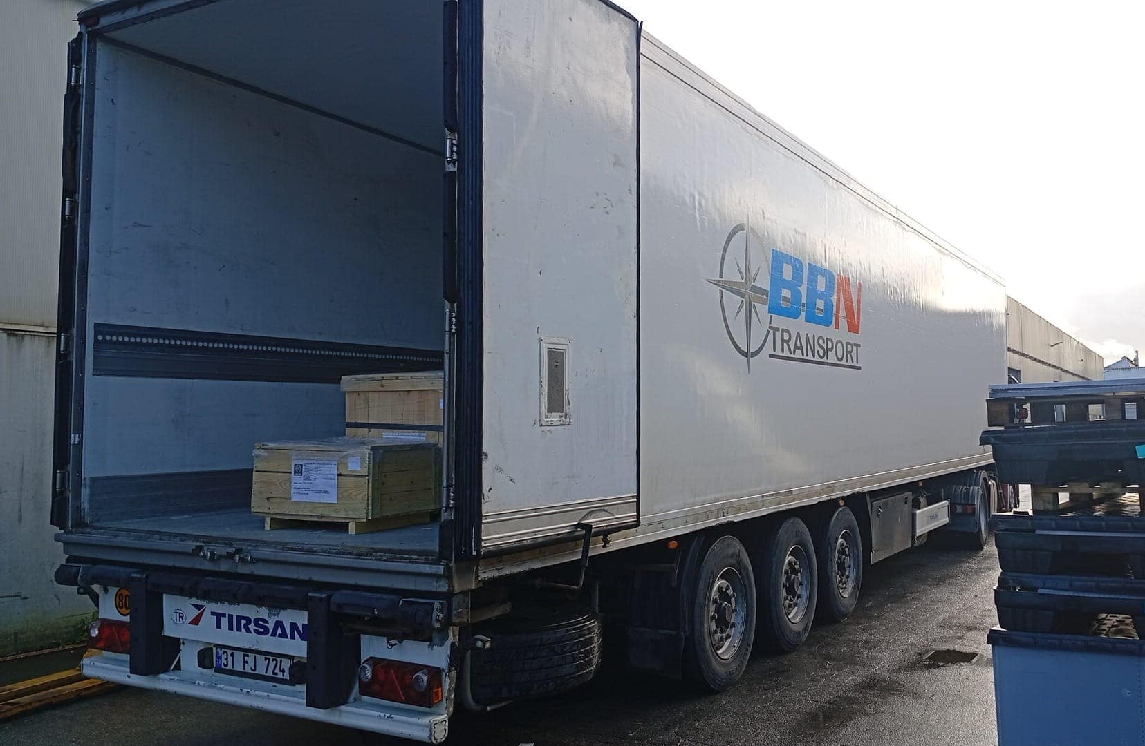 Machinery parts transport from Türkiye to Portugal completed with secure loading and efficient route planning. Reliable European industrial logistics solutions.
