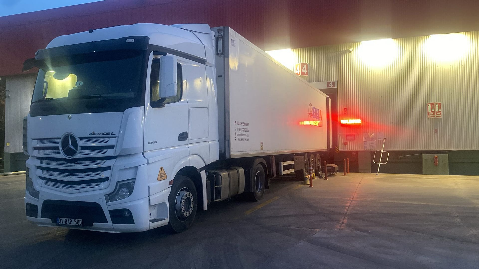 Algida ice cream transport from Lithuania to Turkey with cold chain transport. Reliable frozen food logistics by BBN Transport.