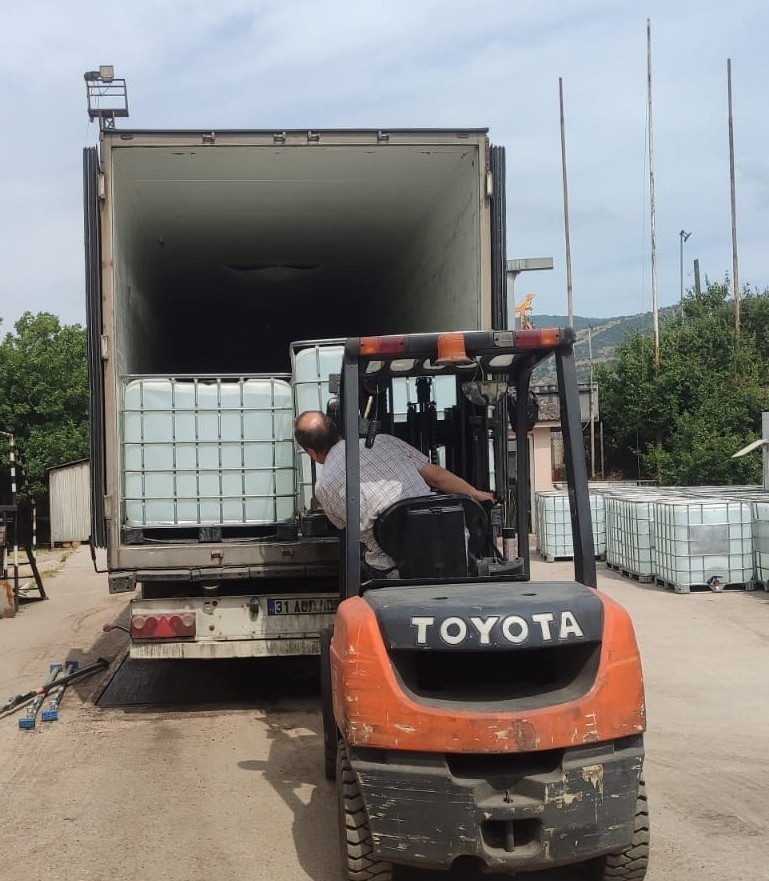 Successful chemical products transport from Turkey to Iraq with professional international logistics solutions by BBN Transport.